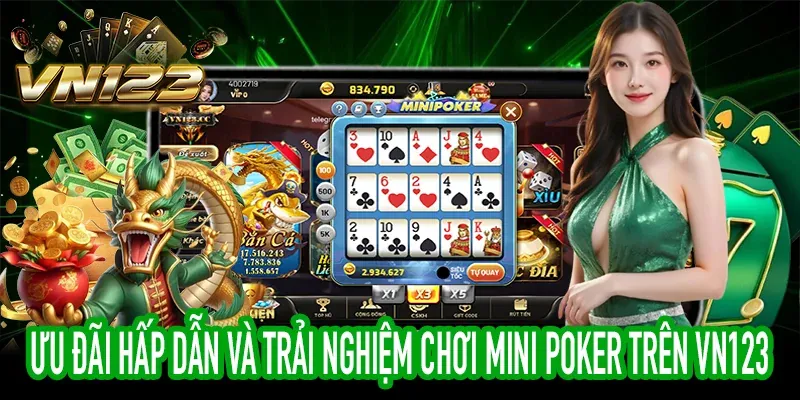 Bàn chơi Poker với các quân bài và chip cược